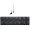 Image de Dell KB525C - Taille complète (100%) - filaire - USB - Commutateur à clé à plongeur - AZERTY - noir