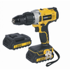 Image de POWERPLUS POWX00445 - Perceuse à percussion sans fil 20V LI-ION 2BAT