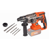 Image de Perceuse à percussion sans fil SDS-Plus 40 V 5 J sans balais + 5 accessoires - Double alimentation POWDP15680