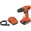 Image de Perceuse-visseuse à percussion sans fil - Dual Power - POWDPO1110 - 3 en 1 - 20 V - avec batterie et chargeur