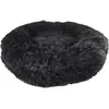 Image de Lit pour chien Flamingo, rond, couleur crème et noir, dimensions : 70 cm