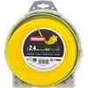 Image de Fil de débroussailleuse Oregon jaune Starline 2,4 mm 111 mètres (69-454-Y)