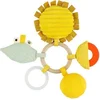 Image de Trixie : Anneau d'activité en bois et silicone - Lion