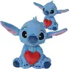 Image de Mascotte Lilo et Stitch Peluche Stitch avec coeur 25 cm Disney