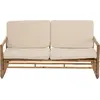 Image de Ensemble de deux fauteuils en bambou - naturel/bambou/blanc