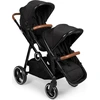 Image de Poussette double Baninni Luiz noire