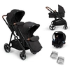 Image de Baninni Poussette 4-en-1 Duo avec siège-auto Luiz Noir