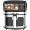 Image de Friteuse à air chaud Air fryer avec écran digital 8L 1700W Comfy Nest CN06160 - Neuf