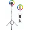 Image de Trépied photo et vidéo Movin Photo Pack Vlogger RGB XL avec Anneau LED 26cm et 18 couleurs de lumière - Neuf