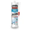 Image de Mastic Bain & Cuisine Pure Silicone Anti-moisissures Transparent, Mastic Sanitaire À Base De Silicone, Mastic Étanche Renforcé En Antifongique, Cartouche De 280 Ml - Rubson