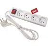 Image de Bloc Multiprise, 4 Prises Avec Interrupteur - Cable De 3 M