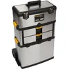Image de Coffre à outils à roulettes - Inox - 570 X 354 X 830 Mm - 167 L