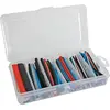Image de Lot De Gaines Thermorétractables - Multicolore 10cm - 170 Pcs - Dans Coffret De Rangement