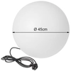 Image de Luminaire D'extérieur - En Forme De Boule - ø 45 Cm