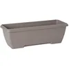 Image de Jardinière - Garden Id Teramo - Taupe 60 Cm - Solidité - Réserve D'Eau Intégrée - Recyclé & 100% Recyclable - Volume Pour Plantes