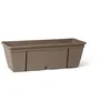 Image de Kit De Jardinière Intelligente Garden Id Avec Crochet Métallique. Réservoir D'Eau Et Entretoise De Drainage - Taupe 50 Cm