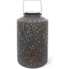 Image de Lanterne solaire - GARDEN ID Dubai - 25 x 41 cm - Autonomie 6-8 heures - Interrupteur - Poignée robuste - Batterie rechargeable.
