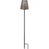 Image de Lampe solaire - GARDEN ID Gold - Ø12 h70 cm - Autonomie 6-8 heures - Pied stabilisateur - Bouton on/off - Sans câblage - Pile AAA.