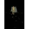 Image de Lampe solaire - GARDEN ID Argent - Ø12 h70 cm - Autonomie de la pile 6-8 heures - Pied stabilisateur - Bouton marche/arrêt - Pile AAA.