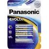 Image de PANASONIC Evolta 4Micro Blister Batteries