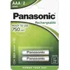 Image de Wentronic AAA 750mAh NiMH 2-BL EVOLTA Batterie rechargeable Hybrides nickel-métal (NiMH)