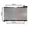 Image de VAN WEZEL Radiateur moteur (51002016) pour Forester |