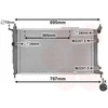 Image de VAN WEZEL Radiateur moteur avec accessoires pour OPEL Astra F
