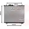 Image de VAN WEZEL 11002043 Radiateur Refroidisseur d'eau Refroidisseur de moteur pour DAIHATSU TERIOS (J1)