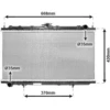 Image de VAN WEZEL 13002179 Radiateur Refroidisseur d'eau Refroidisseur de moteur pour NISSAN PRIMERA (P11) PRIMERA Hatchback (P11)