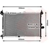 Image de VAN WEZEL 37002266 Radiateur Refroidisseur d'eau Refroidisseur de moteur pour OPEL Astra F CC (T92) Astra F Caravan (T92) Astra F Limousine (T92)
