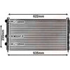 Image de VAN WEZEL 76002003 Radiateur Refroidisseur d'eau Refroidisseur de moteur pour VW Caddy II Pickup (9U7) pour SKODA FELICIA II (6U1) Felicia I Pickup (6UF, 6U7) FELICIA I (6U1)