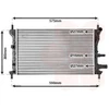 Image de VAN WEZEL 18002218 Radiateur Refroidisseur d'eau Refroidisseur de moteur pour FORD Fiesta Mk4 à hayon (JAS, JBS) Fiesta Mk4 (J3S, J5S) pour MAZDA 121 III (JASM, JBSM)