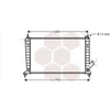 Image de VAN WEZEL 47002035 Radiateur Refroidisseur d'eau Refroidisseur de moteur pour SAAB 9-5 break (YS3E) 9-5 (YS3E)