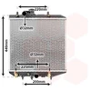 Image de VAN WEZEL 11002025 Radiateur Radiateur à eau Radiateur moteur pour DAIHATSU CHARADE III (G100, G101, G102)