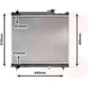 Image de VAN WEZEL 52002046 Radiateur Radiateur à eau Radiateur moteur pour SUZUKI Grand Vitara I SUV (FT, HT) Vitara SUV (ET, TA, TD) VITARA Cabrio (ET, TA)