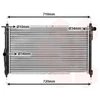 Image de VAN WEZEL 81002009 Radiateur Radiateur à eau Radiateur moteur pour DAEWOO NUBIRA Break (KLAJ) NUBIRA Berline (KLAJ) NUBIRA (KLAJ)