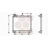 Image de VAN WEZEL 82002051 Radiateur Refroidisseur d'eau Refroidisseur de moteur pour HYUNDAI ATOS (MX)