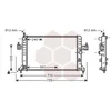 Image de VAN WEZEL 37002305 Radiateur Refroidisseur d'eau Refroidisseur de moteur pour OPEL Corsa C bicorps (X01) COMBO fourgon/break COMBO Tour Corsa C fourgon (X01)