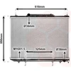 Image de VAN WEZEL 53002255 Radiateur Refroidisseur d'eau Refroidisseur de moteur pour TOYOTA Picnic (XM1)