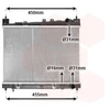 Image de VAN WEZEL 53002259 Radiateur Radiateur à eau Radiateur moteur pour TOYOTA Yaris à hayon (P1) Yaris Verso (P2)