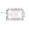 Image de VAN WEZEL 58002191 Radiateur Refroidisseur d'eau Refroidisseur de moteur pour VW Caddy II Fourgon (9K9A) Polo Classic (6V2) Polo Variant (6V5) Caddy II Combi (9K9B)