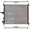 Image de VAN WEZEL 17002201 Radiateur Refroidisseur d'eau Refroidisseur de moteur pour FIAT MULTIPLA (186) BRAVO I (182) BRAVA (182) MAREA Weekend (185) MAREA (185)