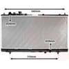 Image de VAN WEZEL 27002151 Radiateur Radiateur à eau Radiateur moteur pour MAZDA 323 F VI (BJ) FAMILIA VI (BJ) 323 P V (BA) FAMILIA V (BA) FAMILIA V (BG8)