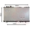 Image de VAN WEZEL 27002168 Radiateur Refroidisseur d'eau Refroidisseur de moteur pour MAZDA 323 F VI (BJ) FAMILIA VI (BJ)