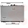Image de VAN WEZEL 32002153 Radiateur Refroidisseur d'eau Refroidisseur de moteur pour MITSUBISHI Space Star (DGA) CARISMA (DA) CARISMA à hayon (DA)