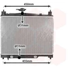 Image de VAN WEZEL 53002287 Radiateur Radiateur à eau Radiateur moteur pour TOYOTA Yaris à hayon (P1)
