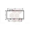 Image de VAN WEZEL 27002176 Radiateur Radiateur à eau Radiateur moteur pour MAZDA 323 F VI (BJ) FAMILIA VI (BJ)