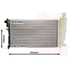 Image de VAN WEZEL 40002262 Radiateur Refroidisseur d'eau Refroidisseur de moteur adaptable sur PEUGEOT 106 II bicorps (1A, 1C)