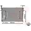 Image de VAN WEZEL 82002130 Radiateur Refroidisseur d'eau Refroidisseur de moteur pour HYUNDAI TUCSON (JM) pour KIA SPORTAGE (JE, KM)