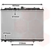 Image de VAN WEZEL 13002238 Radiateur Refroidisseur d'eau Refroidisseur de moteur pour NISSAN X-TRAIL (T30)